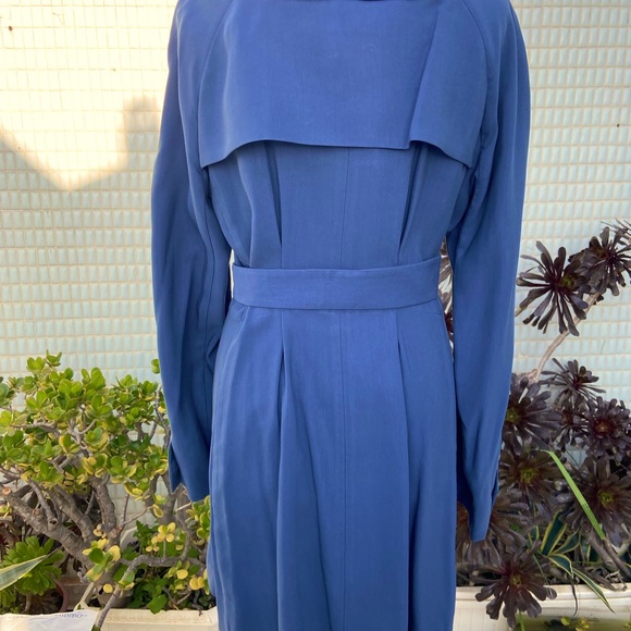 NWT 3690$ Giorgio Armani Made Italy Trench Coat Size Eu 44US 10-14 Cotton/silk - Picture 2 of 16